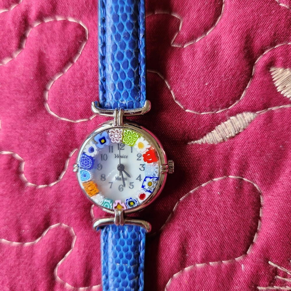 💥SALE💥MURANO GLASS VINTAGE LADIES WATCH